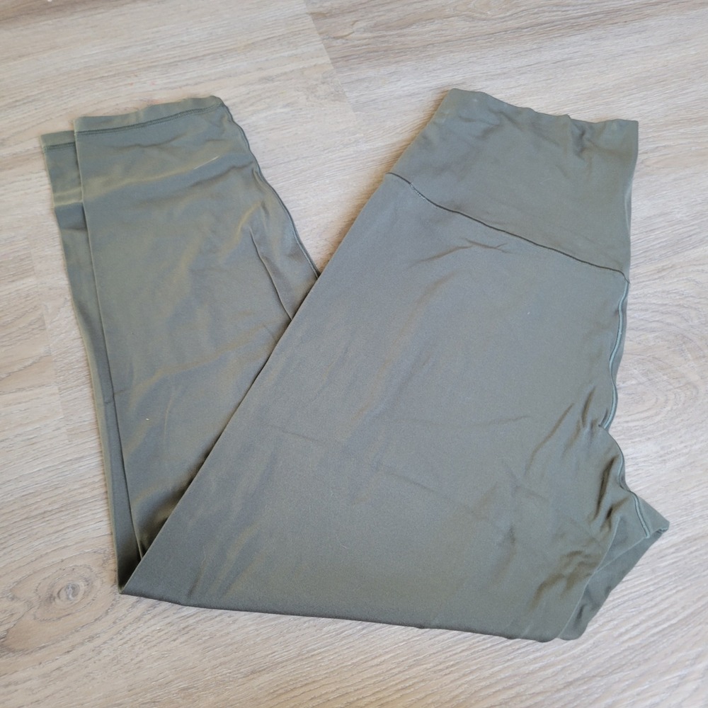 OFFLINE by Aerie Women Leggings XL Olive Green Real Meโ 7/8 High Rise Active